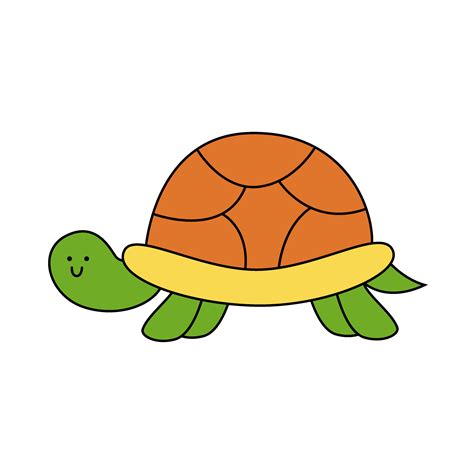 cartoon drawing of a turtle|turtle cartoon with no background.